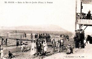 Alger - Bains de Mer du Jardin d'essai - Le Ponton